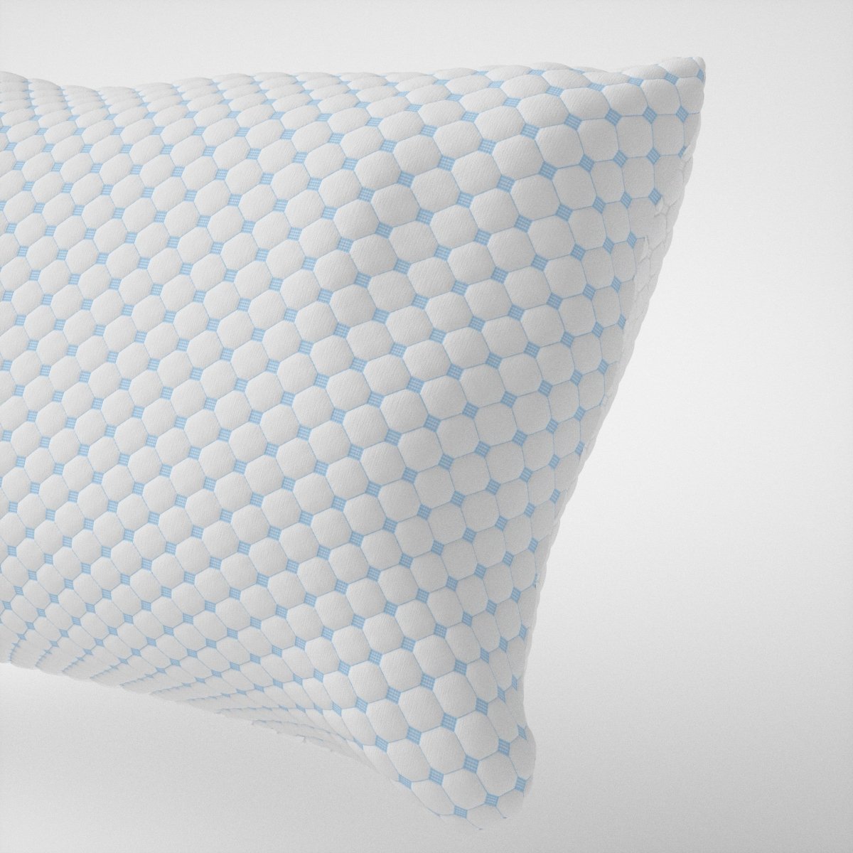 Nanotech Memory Foam Pillow | White | 50cm x 70cm - The Bedding & Blankets Store
