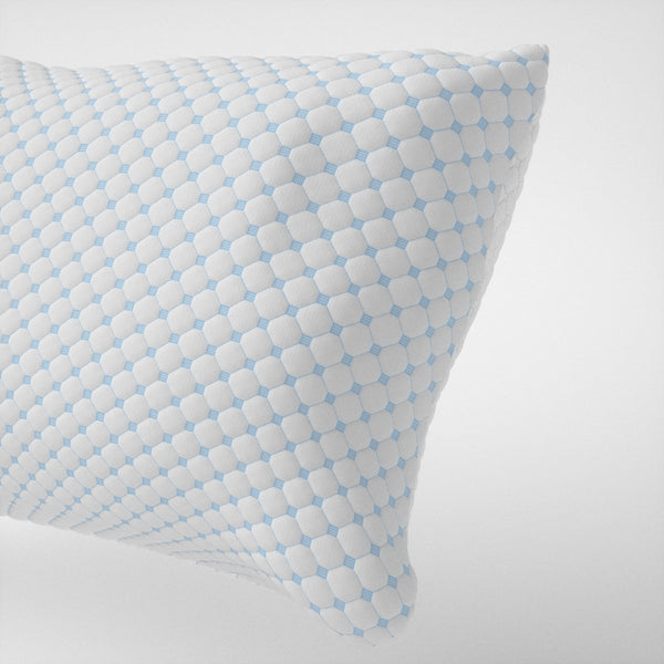Nanotech Memory Foam Pillow | White | 50cm x 70cm - The Bedding & Blankets Store