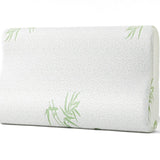 Orthopedic Bamboo Neck Support Pillow | White | 50cm x 30cm - The Bedding & Blankets Store