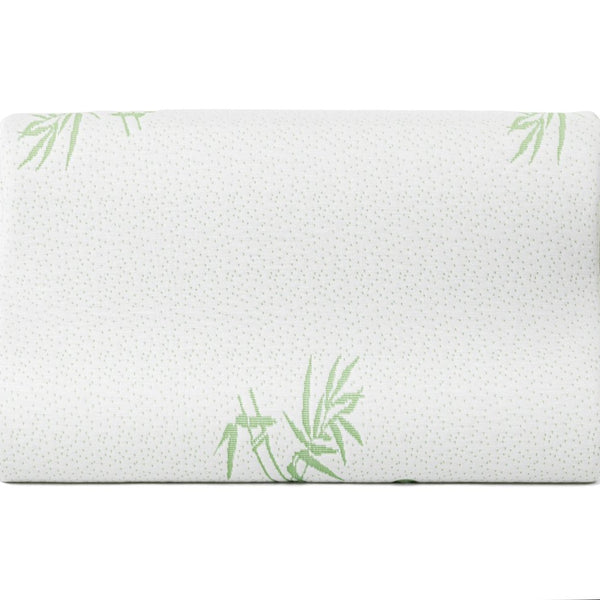 Orthopedic Bamboo Neck Support Pillow | White | 50cm x 30cm - The Bedding & Blankets Store