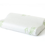 Orthopedic Bamboo Neck Support Pillow | White | 50cm x 30cm - The Bedding & Blankets Store
