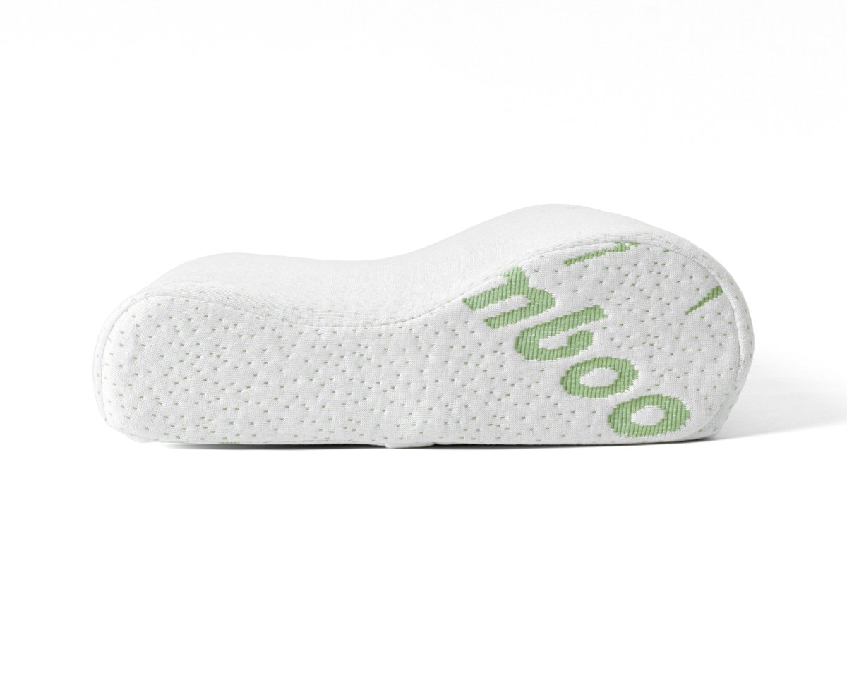 Orthopedic Bamboo Neck Support Pillow | White | 50cm x 30cm - The Bedding & Blankets Store