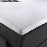 Polycotton Fitted Mattress Topper Protector Sheet | White | King 180cm (W) x 200/220cm (L) x 15cm (D) - The Bedding & Blankets Store