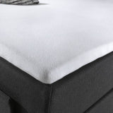 Polycotton Split - Top Fitted Mattress Protector Sheet | White | Super King 200cm (W) x 200/220cm (L) x 15cm (D) - The Bedding & Blankets Store