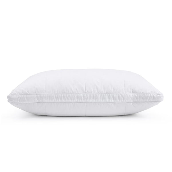 Premium 3 - Chamber Microgel & Feather Pillow | White | 50cm x 70cm - The Bedding & Blankets Store