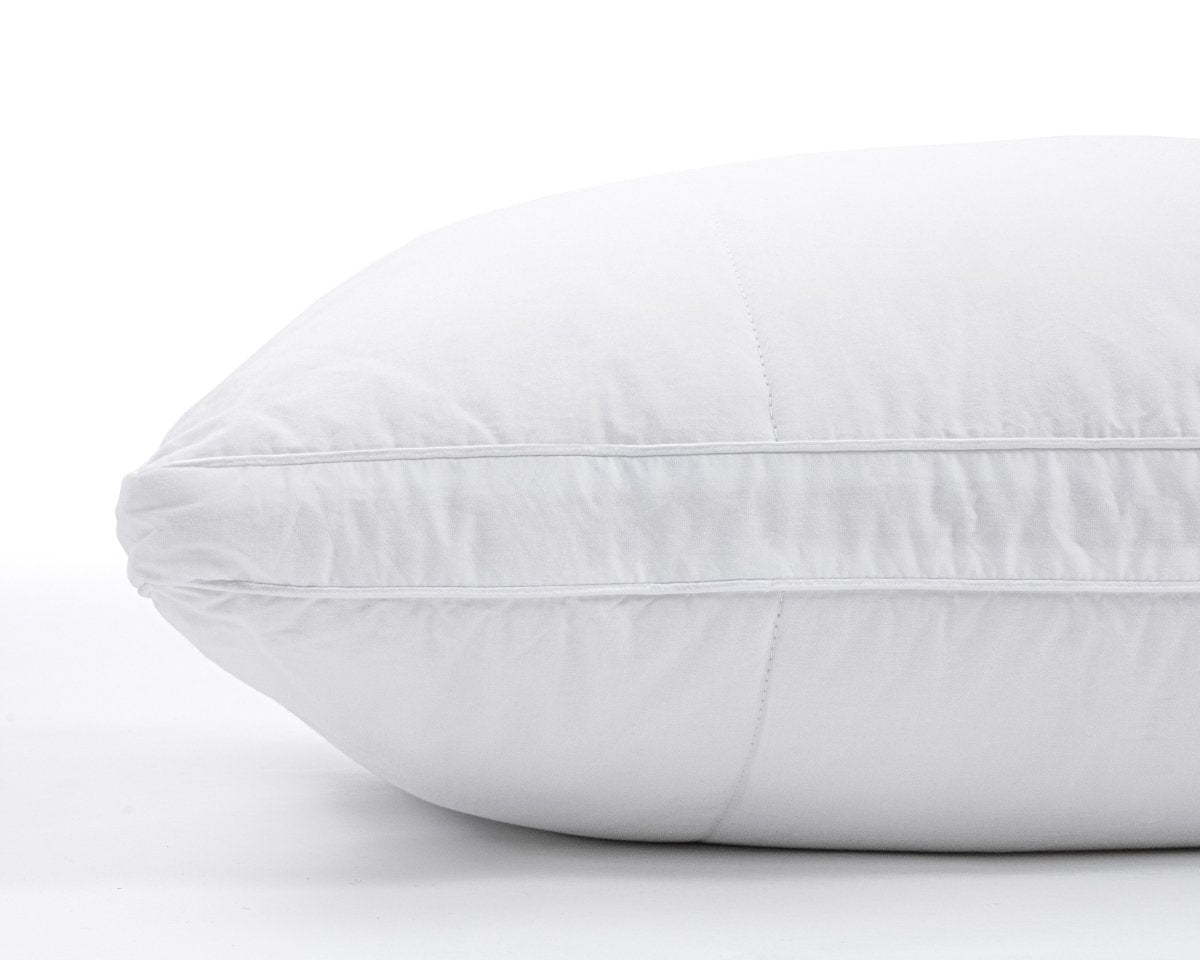 Premium 3 - Chamber Microgel & Feather Pillow | White | 50cm x 70cm - The Bedding & Blankets Store