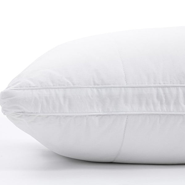 Premium 3 - Chamber Microgel & Feather Pillow | White | 50cm x 70cm - The Bedding & Blankets Store
