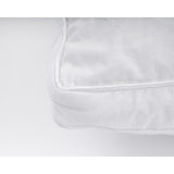 Premium 3 - Chamber Microgel & Feather Pillow | White | 50cm x 70cm - The Bedding & Blankets Store