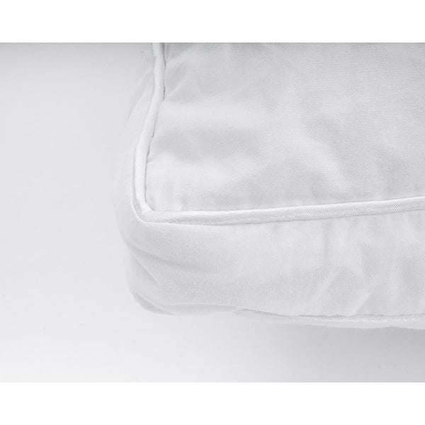 Premium 3 - Chamber Microgel & Feather Pillow | White | 50cm x 70cm - The Bedding & Blankets Store