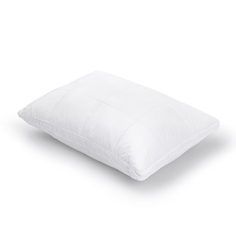 Premium 3 - Chamber Microgel & Feather Pillow | White | 50cm x 70cm - The Bedding & Blankets Store