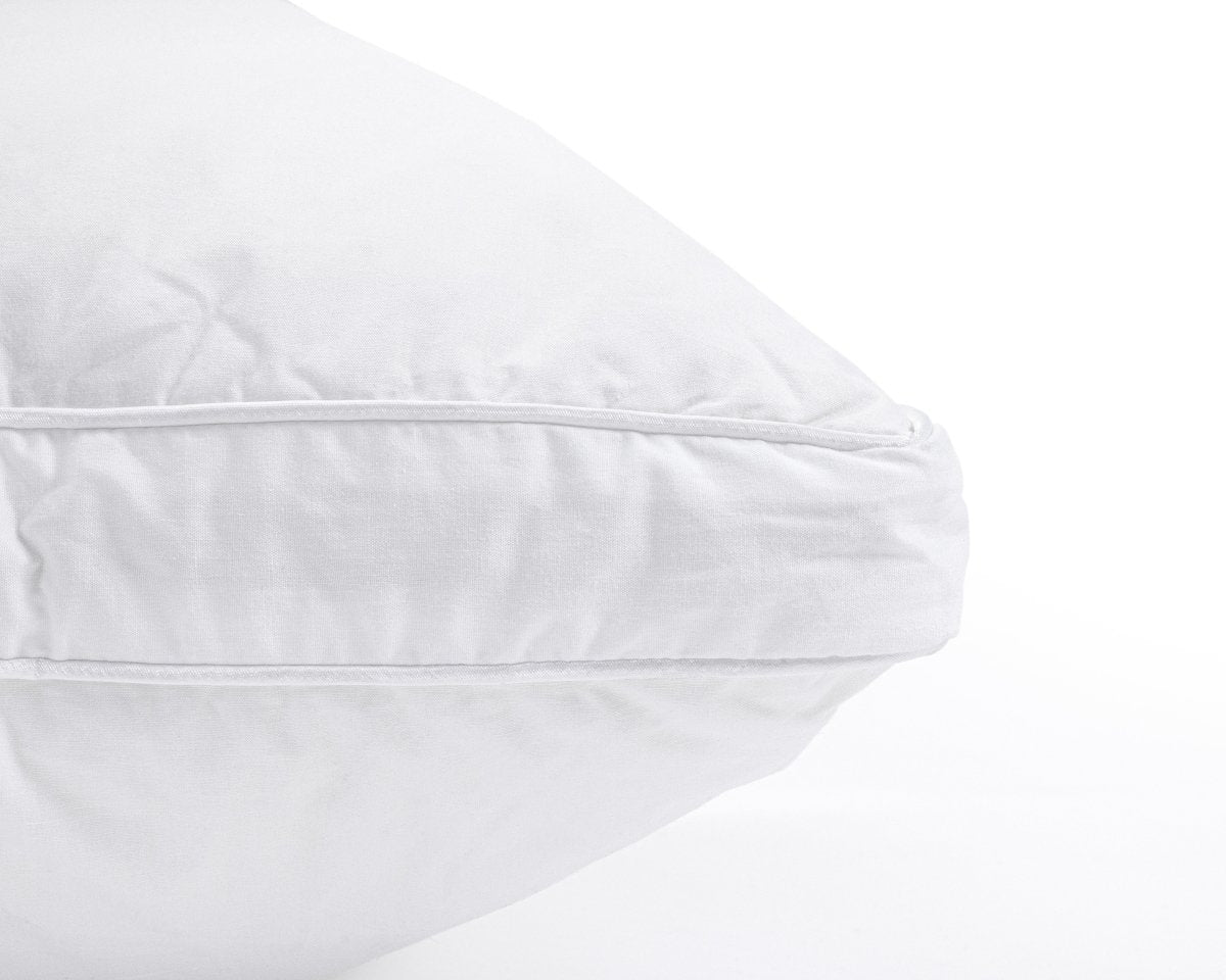 Premium 3 - Chamber Microgel & Feather Pillow | White | 50cm x 70cm - The Bedding & Blankets Store