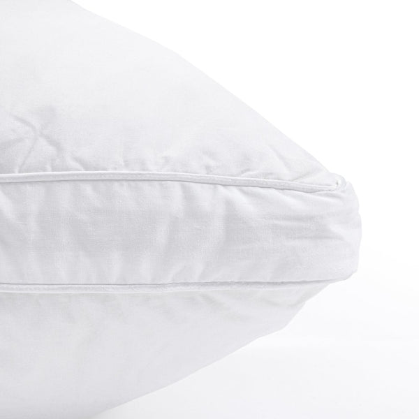 Premium 3 - Chamber Microgel & Feather Pillow | White | 50cm x 70cm - The Bedding & Blankets Store