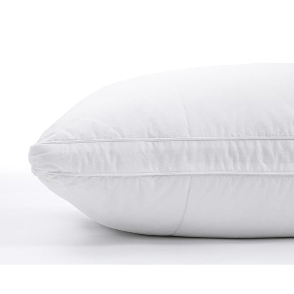 Premium 3 - Chamber Microgel & Feather Pillow | White | 50cm x 70cm - The Bedding & Blankets Store