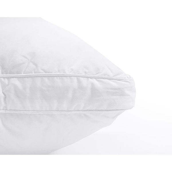 Premium 3 - Chamber Microgel & Feather Pillow | White | 50cm x 70cm - The Bedding & Blankets Store