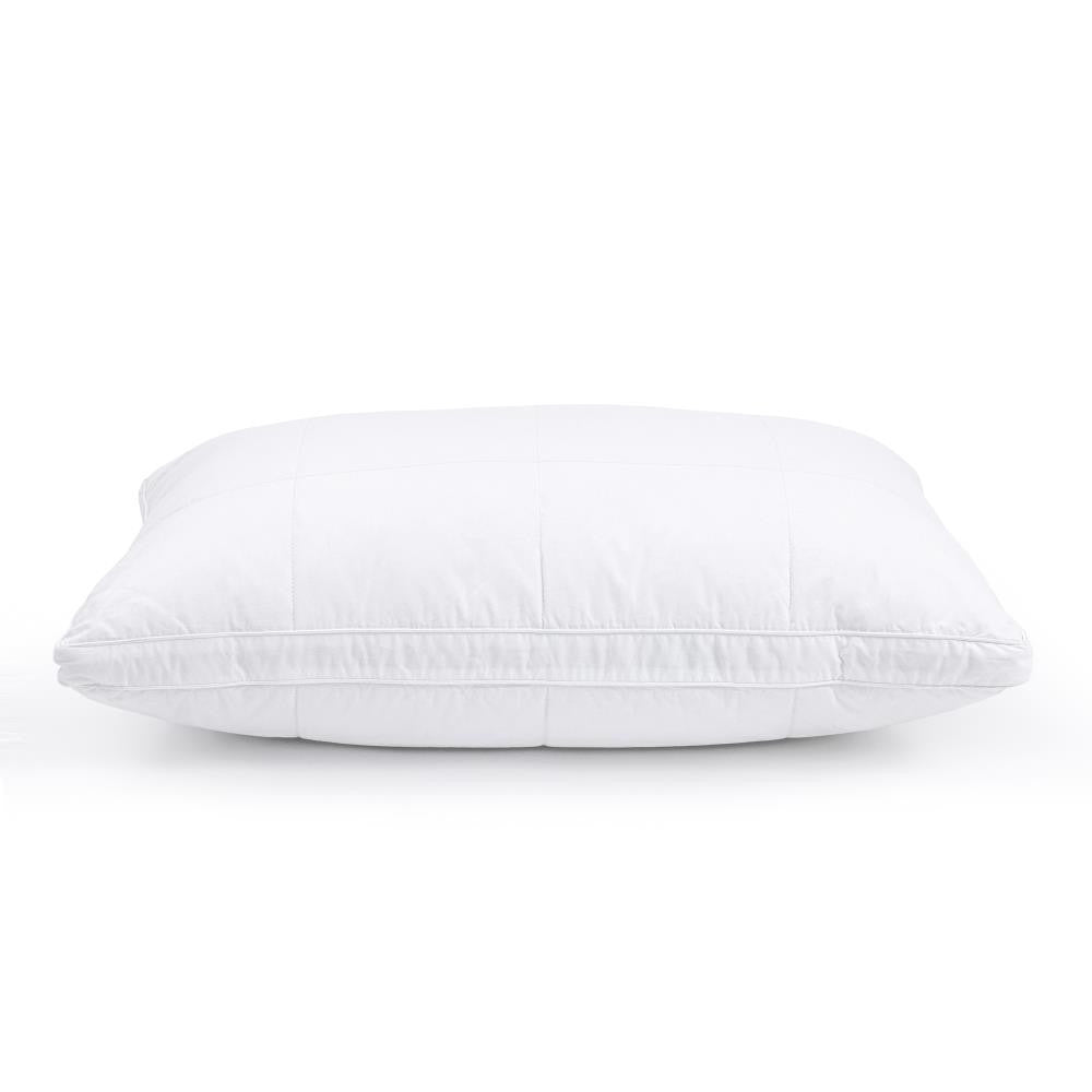 Premium 3 - Chamber Microgel & Feather Pillow | White | 50cm x 70cm - The Bedding & Blankets Store