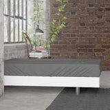Premium Flannel Fitted Sheet | Anthracite Grey | Single 90 x 200/210cm (L) x 30cm (D) - The Bedding & Blankets Store