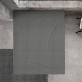Premium Flannel Fitted Sheet | Anthracite Grey | Single 90 x 200/210cm (L) x 30cm (D) - The Bedding & Blankets Store
