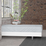 Premium Flannel Fitted Sheet | Grey | Single 90 x 200/210cm (L) x 30cm (D) - The Bedding & Blankets Store