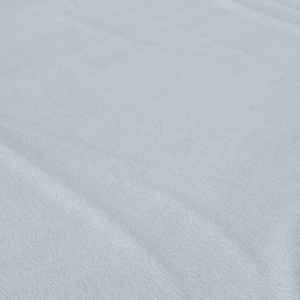 Premium Flannel Fitted Sheet | Grey | Single 90 x 200/210cm (L) x 30cm (D) - The Bedding & Blankets Store