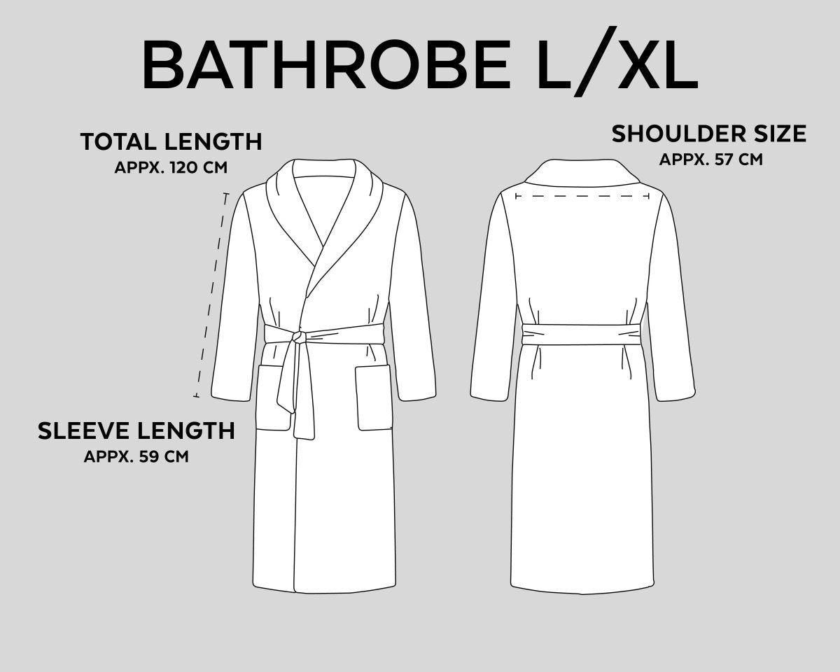 Premium Soft Terry Bathrobe | Anthracite Grey | S - M - The Bedding & Blankets Store