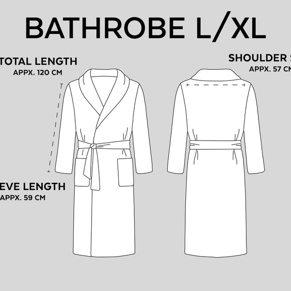 Premium Soft Terry Bathrobe | Cream | S - M - The Bedding & Blankets Store