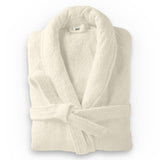 Premium Soft Terry Bathrobe | Cream | S - M - The Bedding & Blankets Store
