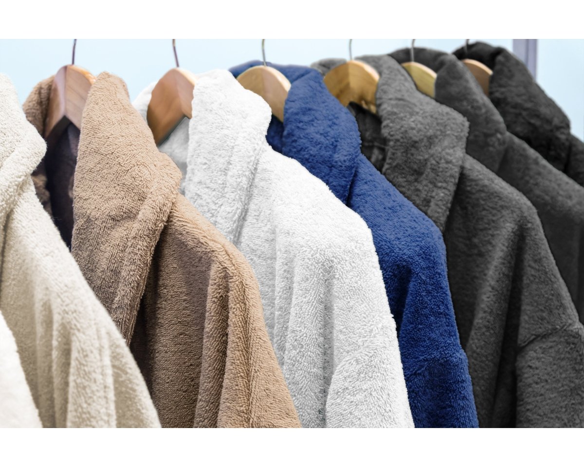 Premium Soft Terry Bathrobe | Cream | S - M - The Bedding & Blankets Store