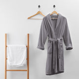 Premium Soft Terry Bathrobe | Grey | S - M - The Bedding & Blankets Store
