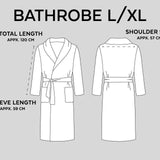 Premium Soft Terry Bathrobe | Navy | S - M - The Bedding & Blankets Store