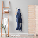 Premium Soft Terry Bathrobe | Navy | S - M - The Bedding & Blankets Store