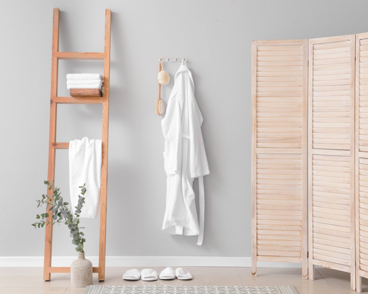 Premium Soft Terry Bathrobe | White | S - M - The Bedding & Blankets Store