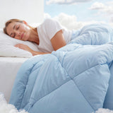 Qmax Duvet | Blue | Double - 200cm (W) x 200cm (L) - The Bedding & Blankets Store