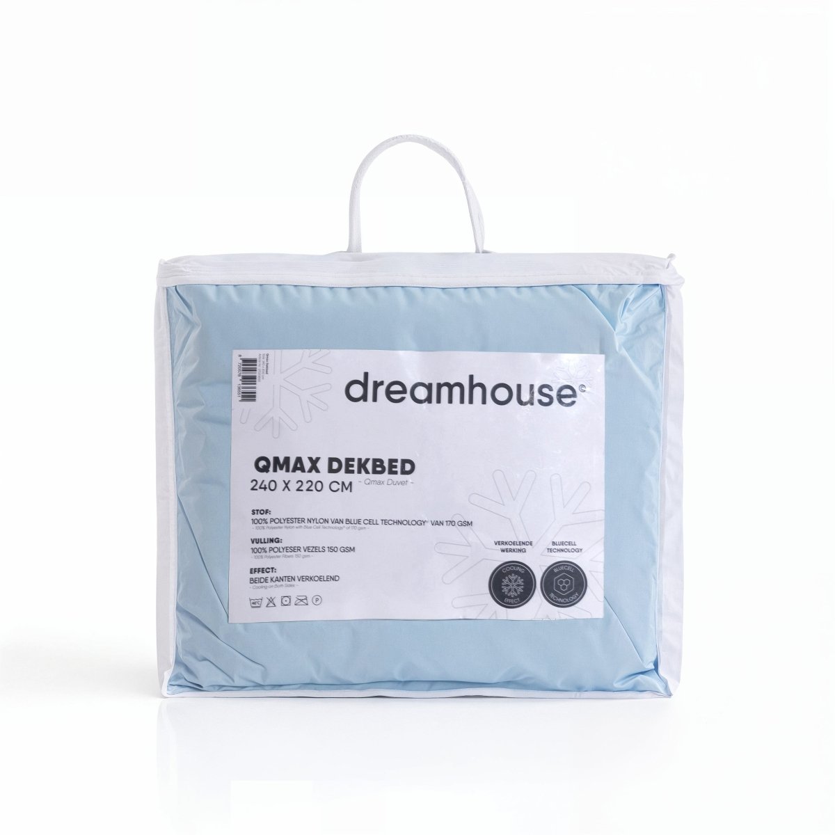 Qmax Duvet | Blue | Double - 200cm (W) x 200cm (L) - The Bedding & Blankets Store
