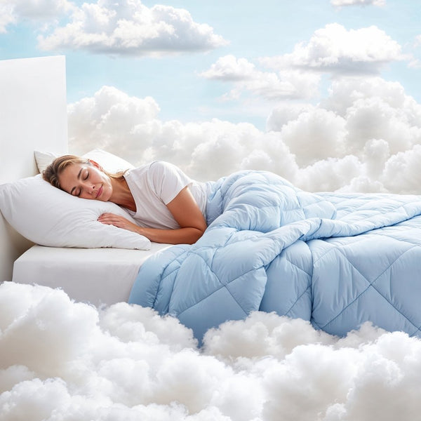 Qmax Duvet | Blue | Double - 200cm (W) x 200cm (L) - The Bedding & Blankets Store