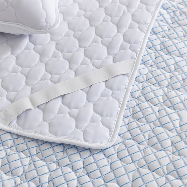 Qmax Mattress Topper | White | Queen 160cm (W) x 200cm (L) - The Bedding & Blankets Store