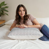 Rebound Memory Foam Pillow with Firm Core Pillow | Grey | 60 x 40 x 13cm - The Bedding & Blankets Store