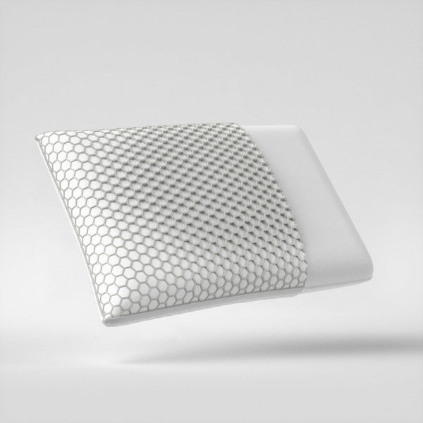 Rebound Memory Foam Pillow with Firm Core Pillow | Grey | 60 x 40 x 13cm - The Bedding & Blankets Store