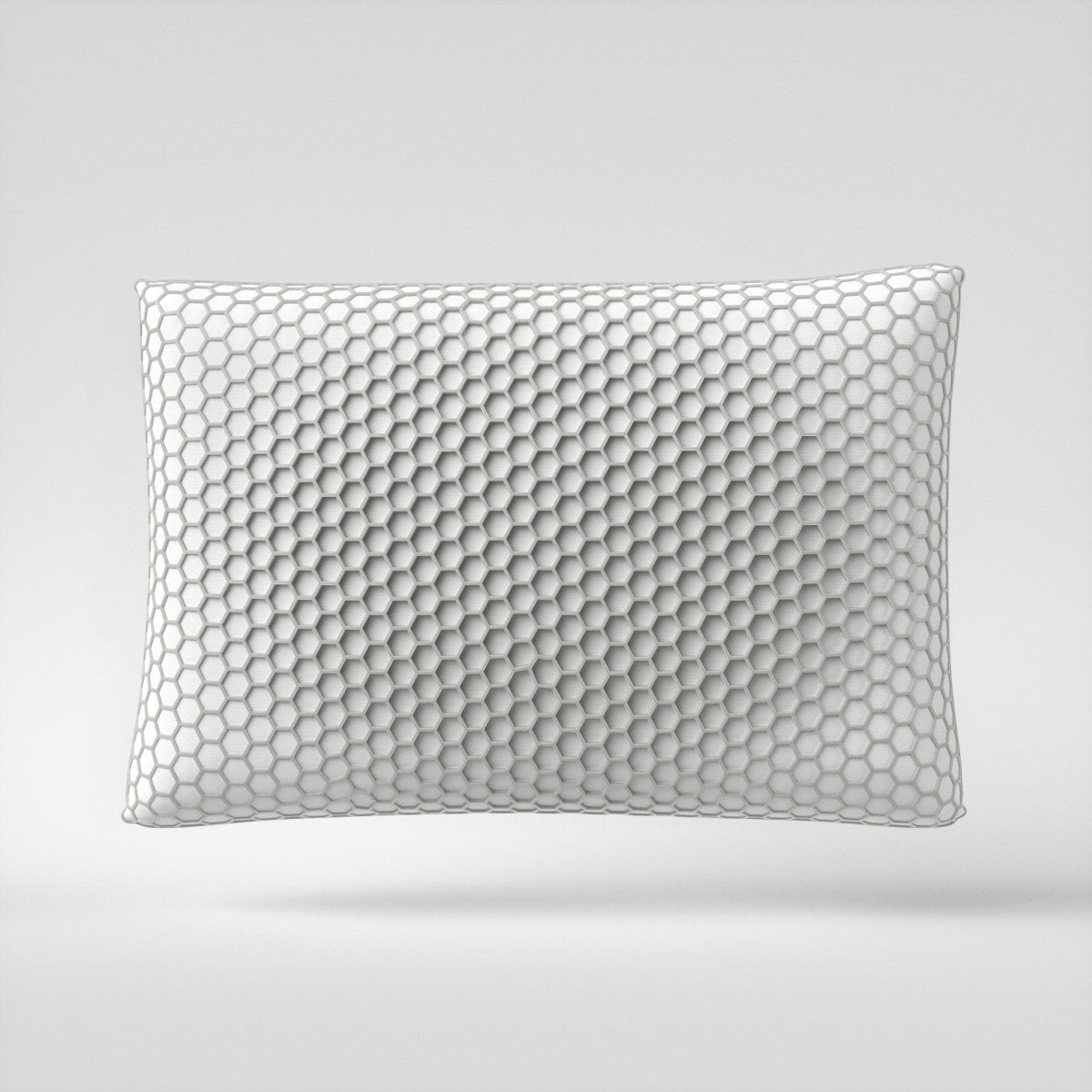 Rebound Memory Foam Pillow with Firm Core Pillow | Grey | 60 x 40 x 13cm - The Bedding & Blankets Store