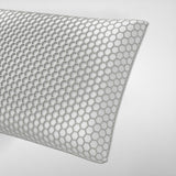 Rebound Memory Foam Pillow with Firm Core Pillow | Grey | 60 x 40 x 13cm - The Bedding & Blankets Store