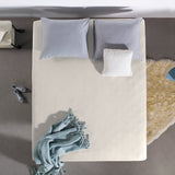 Single Jersey 135 GSM Soft Cotton Fitted Sheet | Cream | Single 80/100 x 200cm (L) x 30cm (D) - The Bedding & Blankets Store