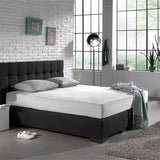 Single Jersey 135 GSM Soft Cotton Fitted Sheet | White | Single 80/100 x 200cm (L) x 30cm (D) - The Bedding & Blankets Store