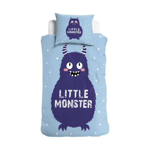 100% Cotton Duvet Cover Set | Blue | Single - 135cm (W) x 200cm (L) - The Bedding & Blankets Store