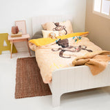 100% Cotton Duvet Cover Set Go Banana's | Multicolour | Single - 135cm (W) x 200cm (L) - The Bedding & Blankets Store