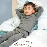 100% Cotton Duvet Cover Set I'm a Dino - Sore | Blue | Single Long - 140cm (W) x 220cm (L) - The Bedding & Blankets Store
