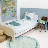 100% Cotton Duvet Cover Set I'm a Dino - Sore | Blue | Single Long - 140cm (W) x 220cm (L) - The Bedding & Blankets Store