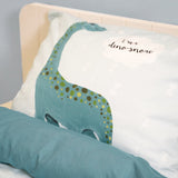 100% Cotton Duvet Cover Set I'm a Dino - Sore | Blue | Single Long - 140cm (W) x 220cm (L) - The Bedding & Blankets Store