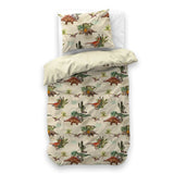 100% Microfibre Duvet Cover Set Bamdino | Green | Single Long - 140cm (W) x 200/220cm (L) - The Bedding & Blankets Store
