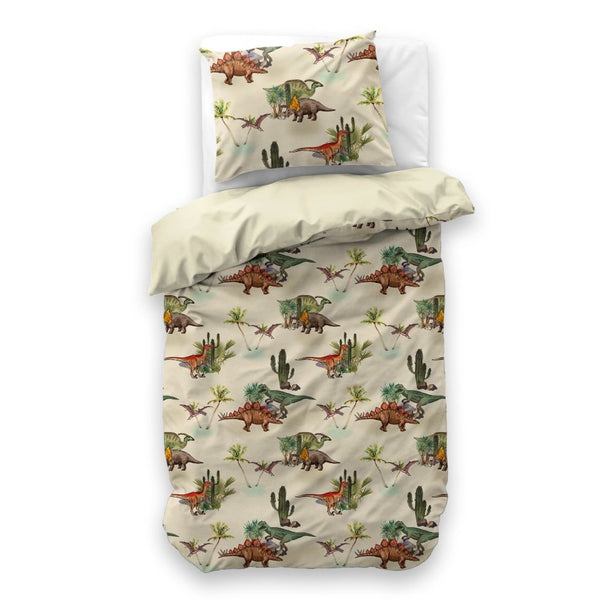 100% Microfibre Duvet Cover Set Bamdino | Green | Single Long - 140cm (W) x 200/220cm (L) - The Bedding & Blankets Store