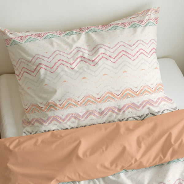 Microfibre Duvet Cover Set Elaya | Pink | Single Long - 140cm (W) x 200/220cm (L) - The Bedding & Blankets Store