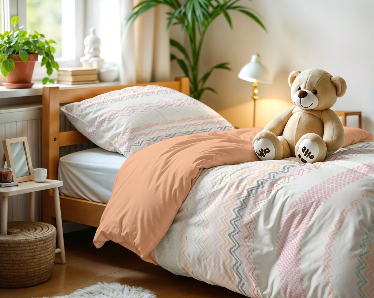 Microfibre Duvet Cover Set Elaya | Pink | Single Long - 140cm (W) x 200/220cm (L) - The Bedding & Blankets Store